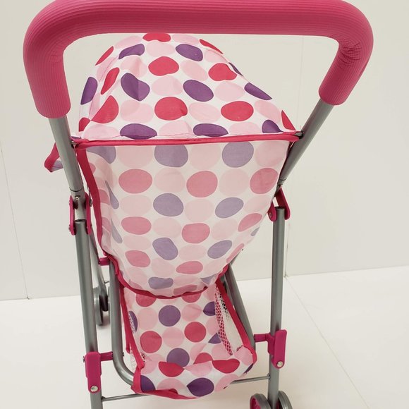 New Doll Stroller (Polka Dot) - Picture 3 of 12